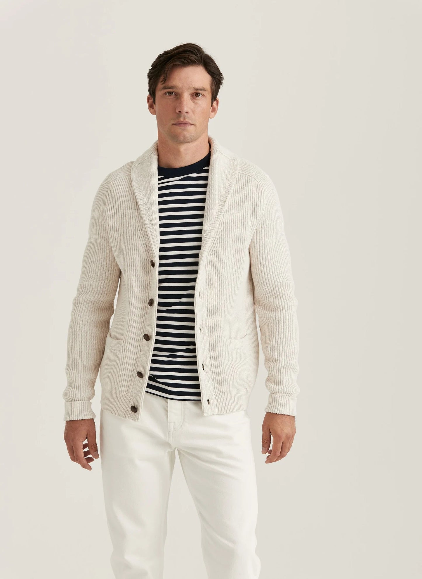 Morris Stockholm Genser Brayden Shawl Cardigan