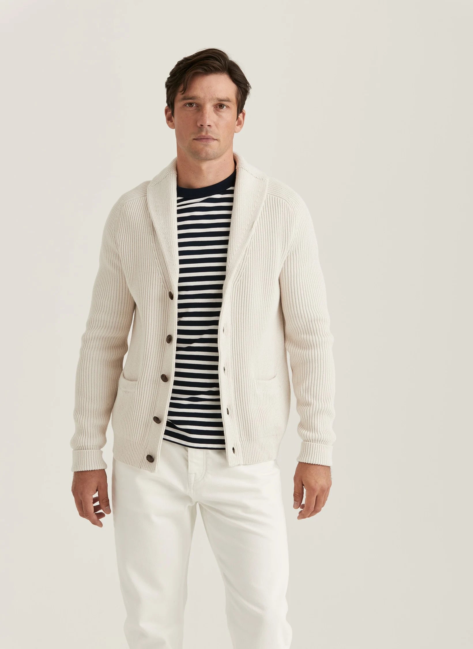 Morris Stockholm Genser Brayden Shawl Cardigan