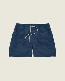 OAS Navy Nylon Swim Shorts - Mandy