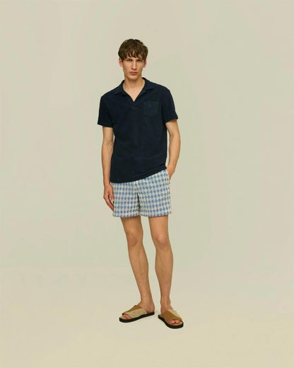 OAS Navy Polo Terry Shirt - Mandy