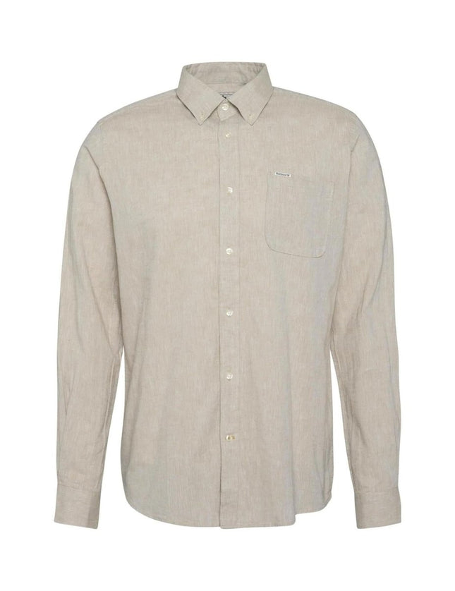 Barbour Nelson tailored shirt - Sand - Mandy
