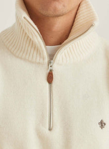 Morris Stockholm Newton half zip - Mandy