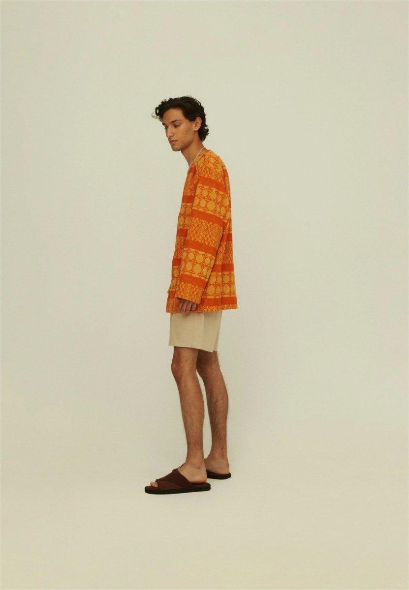 OAS Orange Ventura Terry Cardigan - Mandy