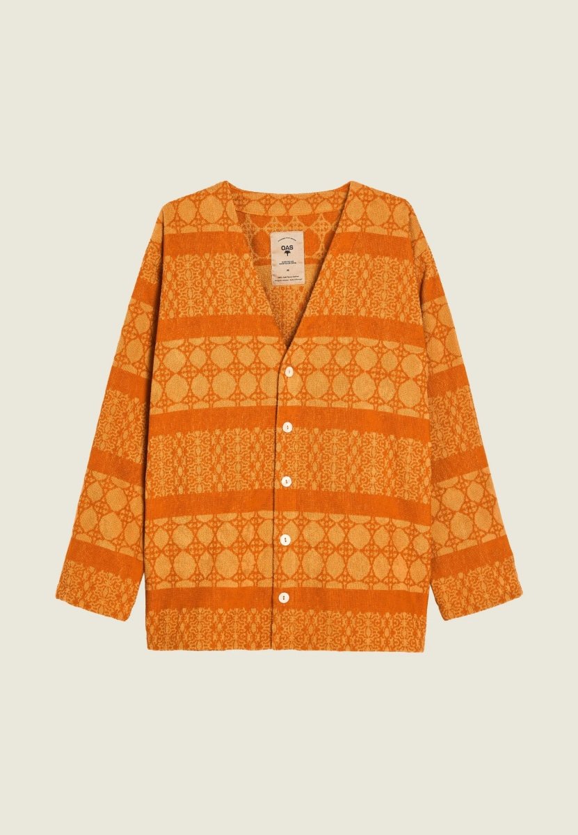OAS Orange Ventura Terry Cardigan - Mandy