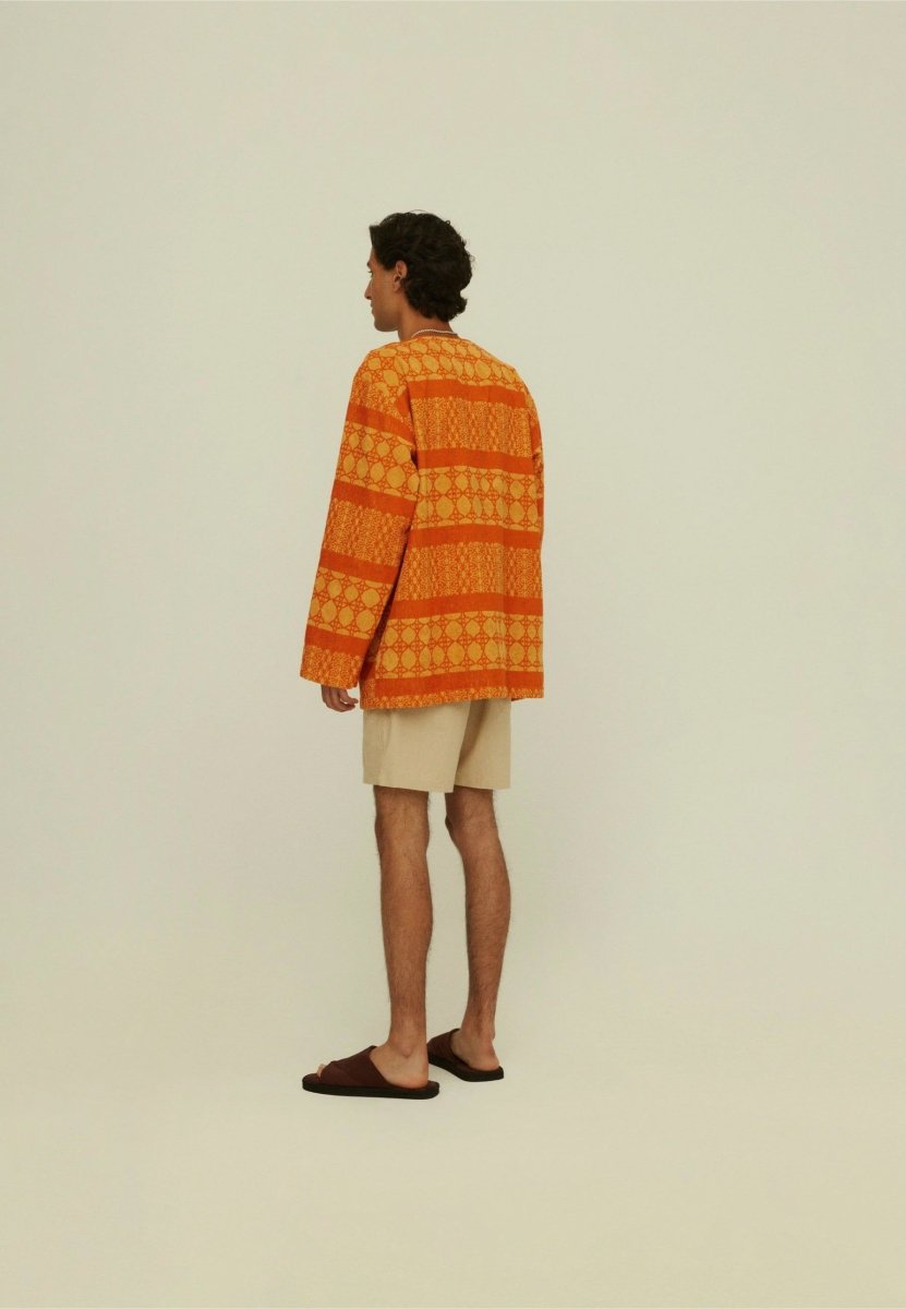 OAS Orange Ventura Terry Cardigan - Mandy