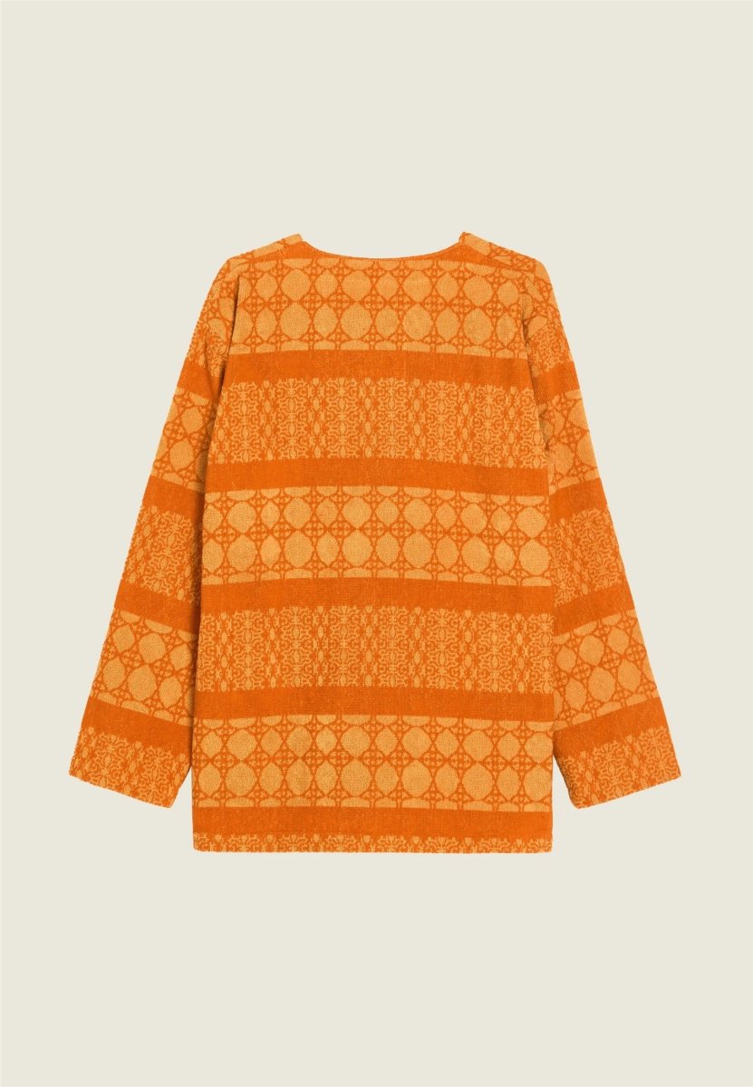 OAS Orange Ventura Terry Cardigan - Mandy