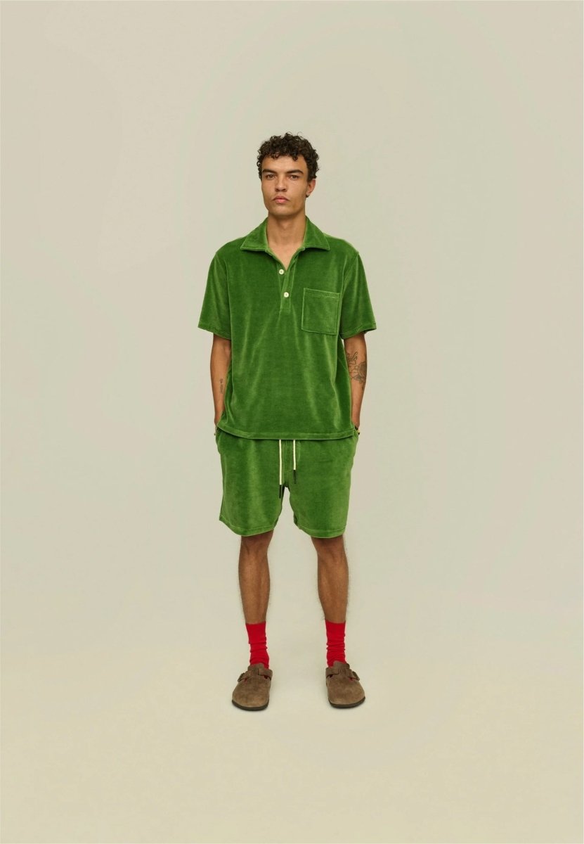 OAS Penny Green Girona Velour Shirt - Mandy