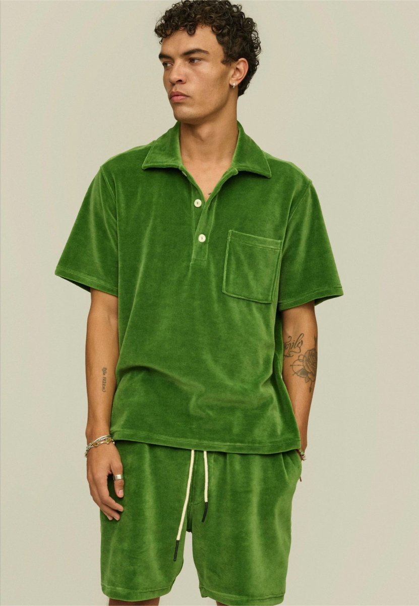 OAS Penny Green Girona Velour Shirt - Mandy
