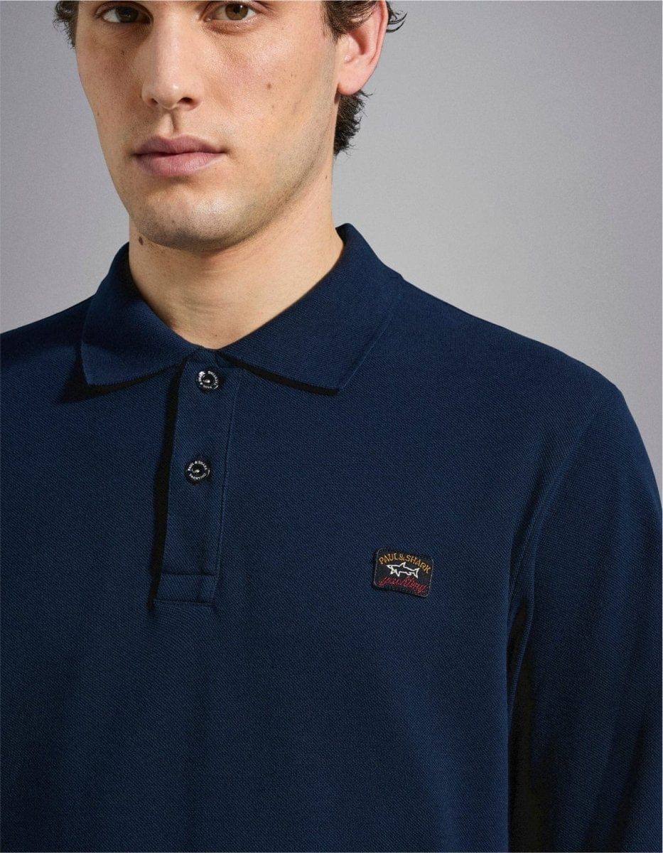 Paul & Shark Pique cotton polo - Mandy