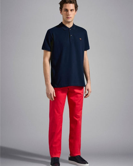 Paul & Shark Pique polo with iconic badge - Mandy