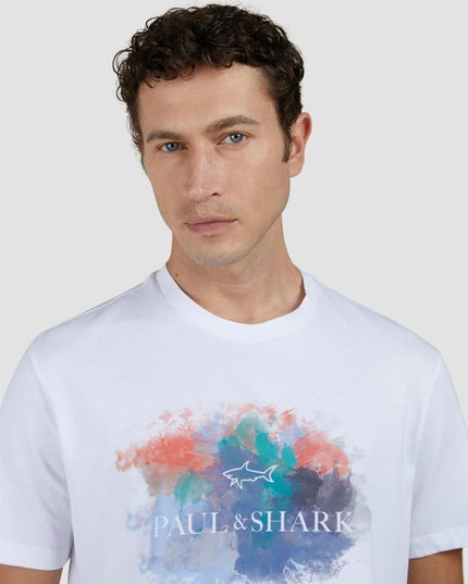 Paul & Shark Printed logo cotton jersey - Mandy