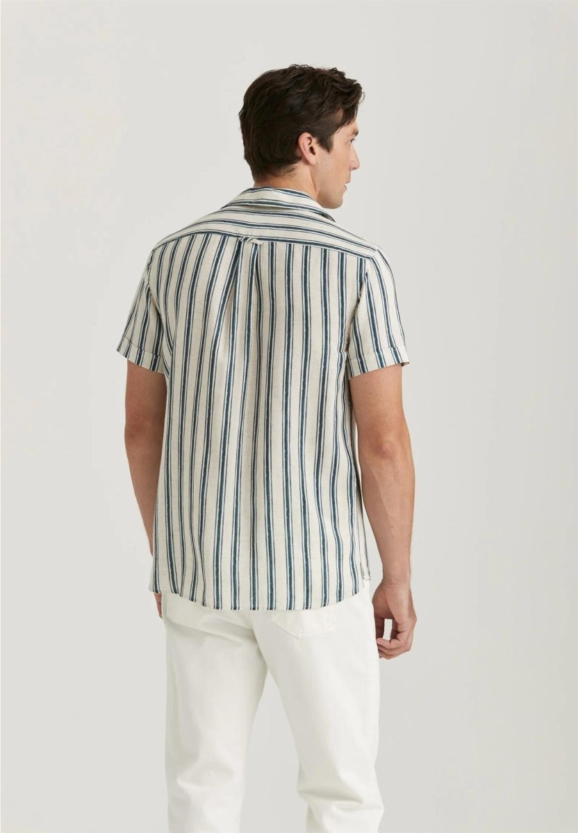 Morris Stockholm Printed short sleeve shirt - Mandy