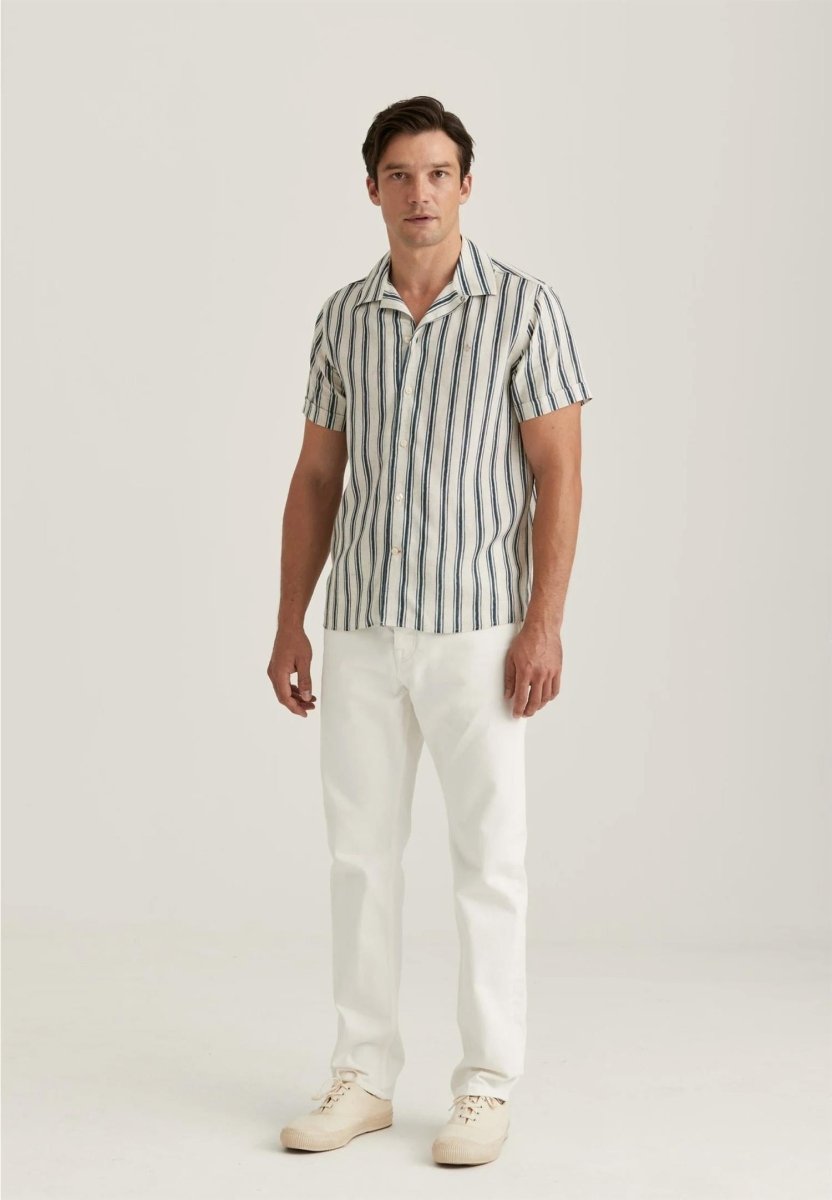 Morris Stockholm Printed short sleeve shirt - Mandy