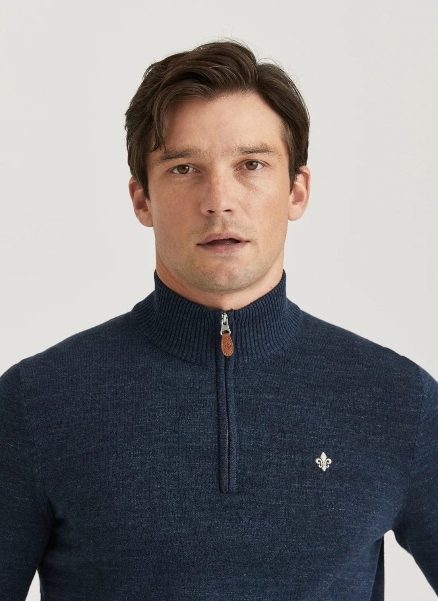 Morris Stockholm Randall half zip - Mandy