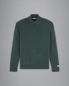 Paul & Shark Re - wool half sweater with iconic badge - Mandy