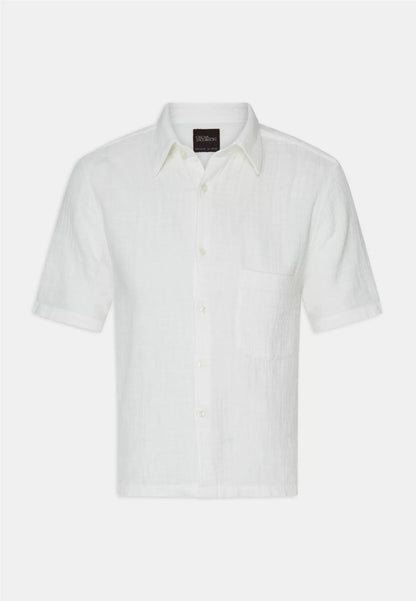Oscar Jacobson Reg fit city ss crepe - Mandy