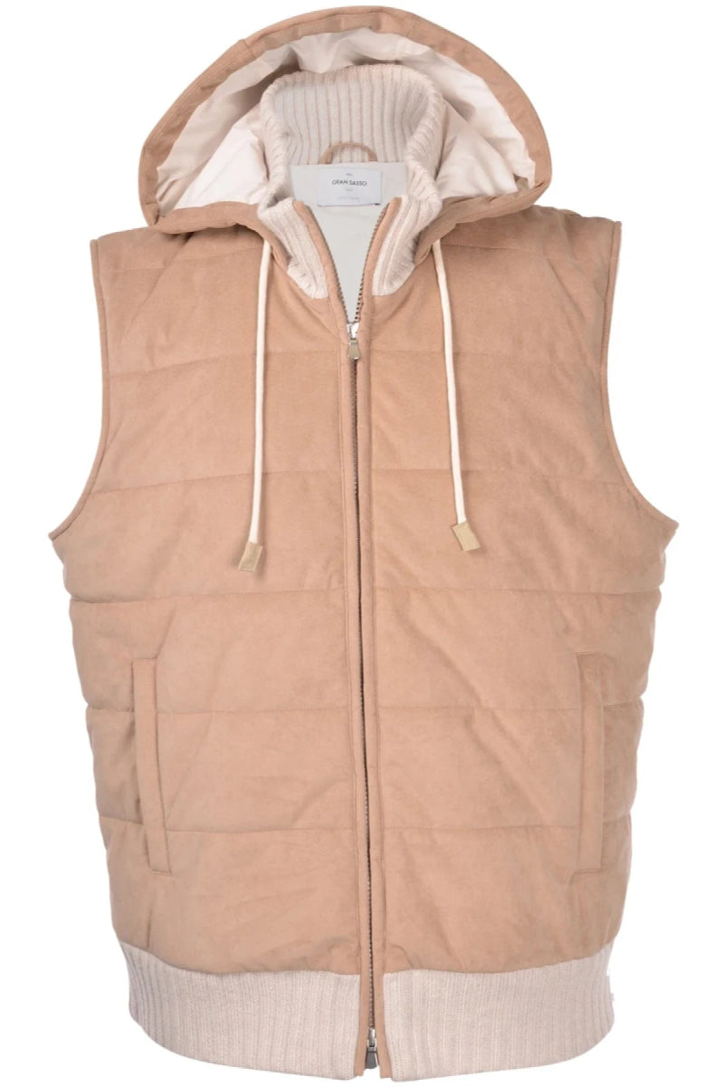 Gran Sasso Removable Hood Eco - Padded Gilet - Mandy
