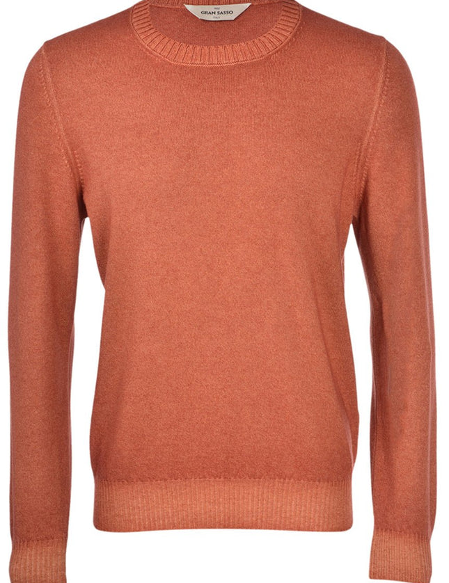 Gran Sasso Ribbed Details Vintage Crew Neck - Mandy
