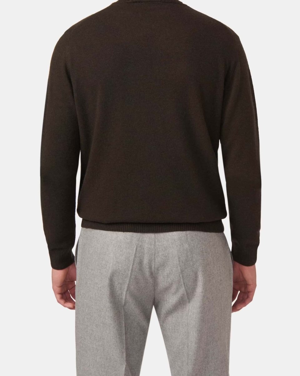 Oscar Jacobson Salim Rollneck - Regular Fit Pologenser Ull - Kasjmir - Mandy
