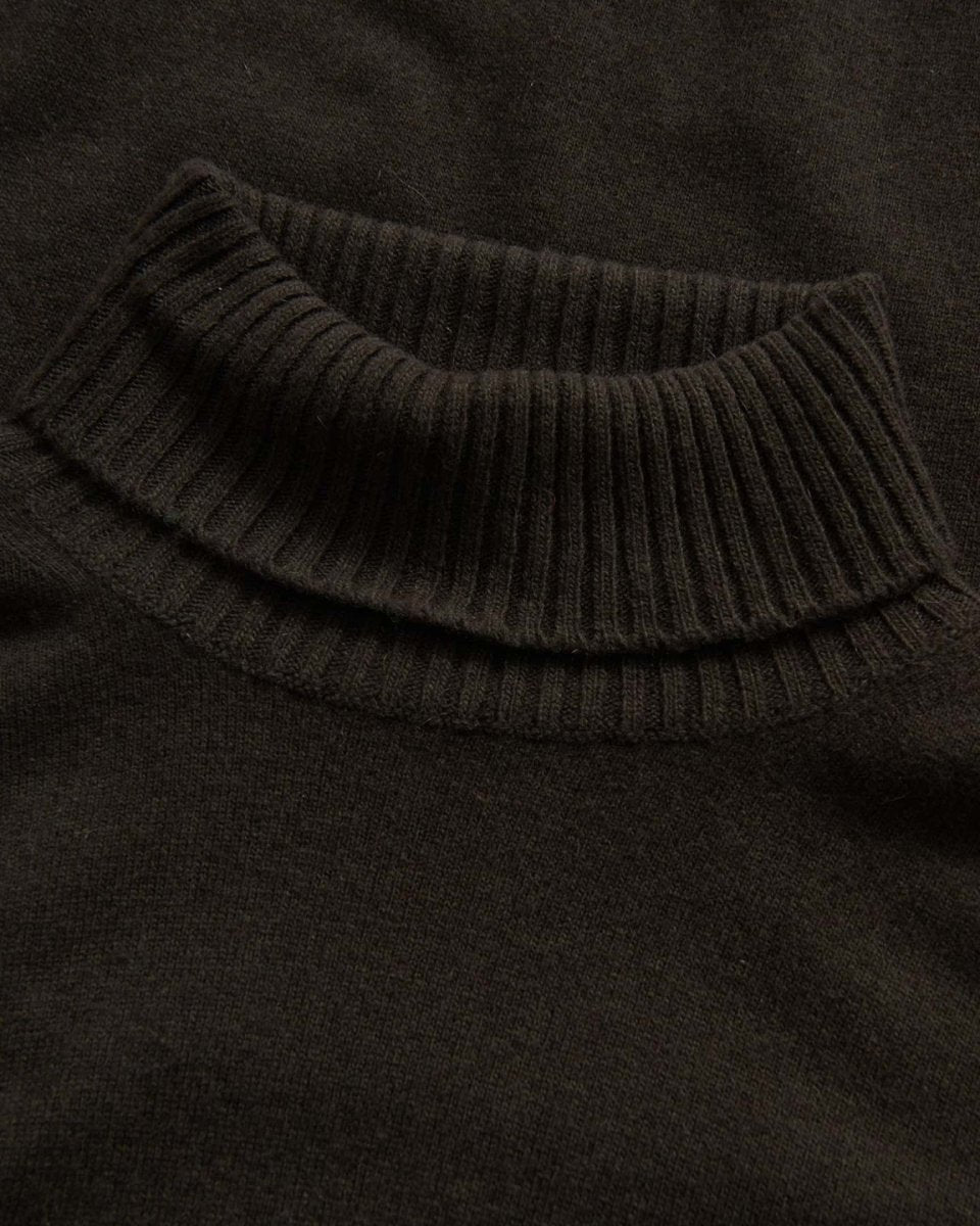 Oscar Jacobson Salim Rollneck - Regular Fit Pologenser Ull - Kasjmir - Mandy
