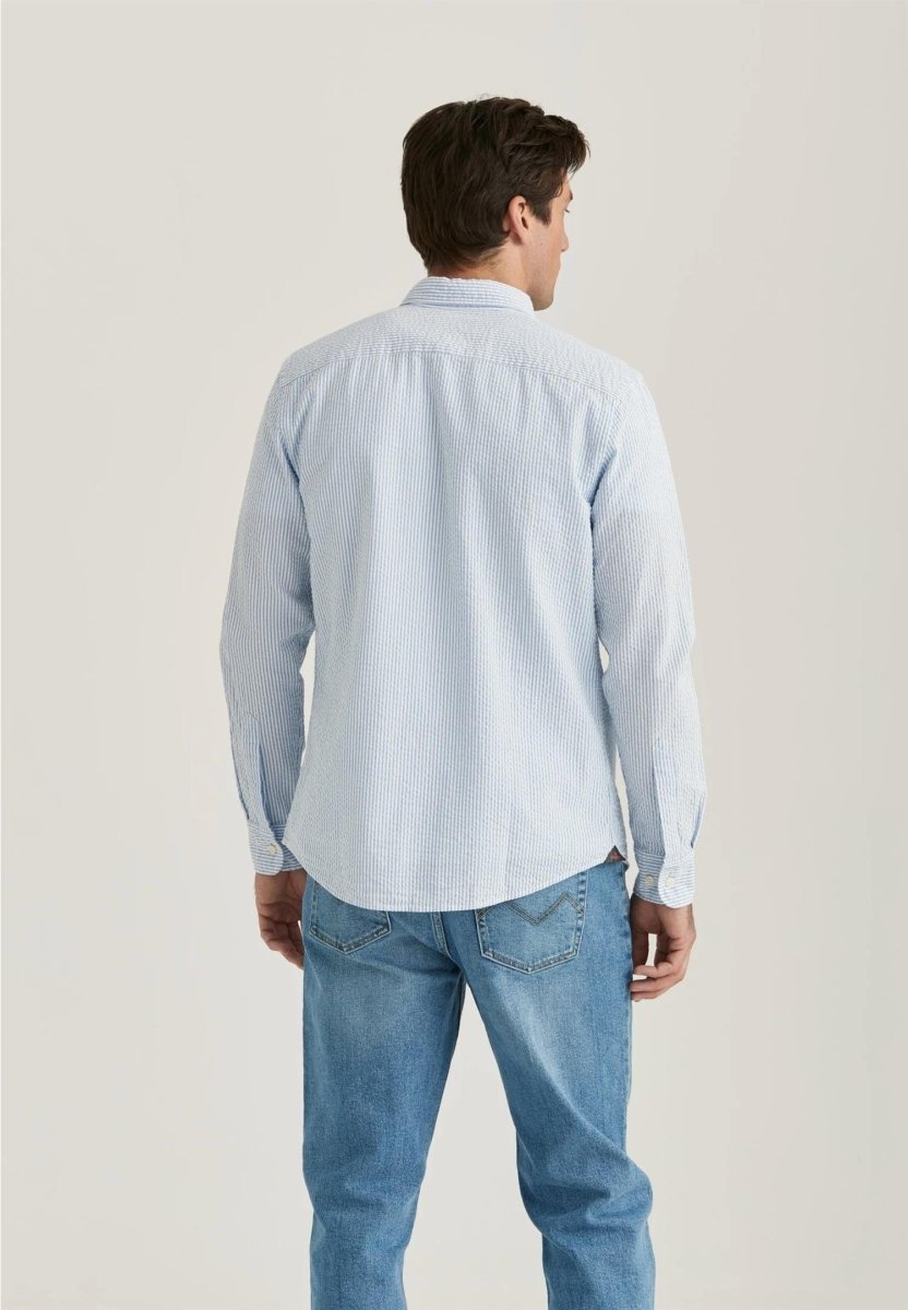 Morris Stockholm Seersucker shirt - Mandy