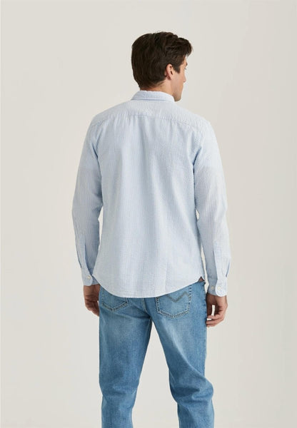 Morris Stockholm Seersucker shirt - Mandy