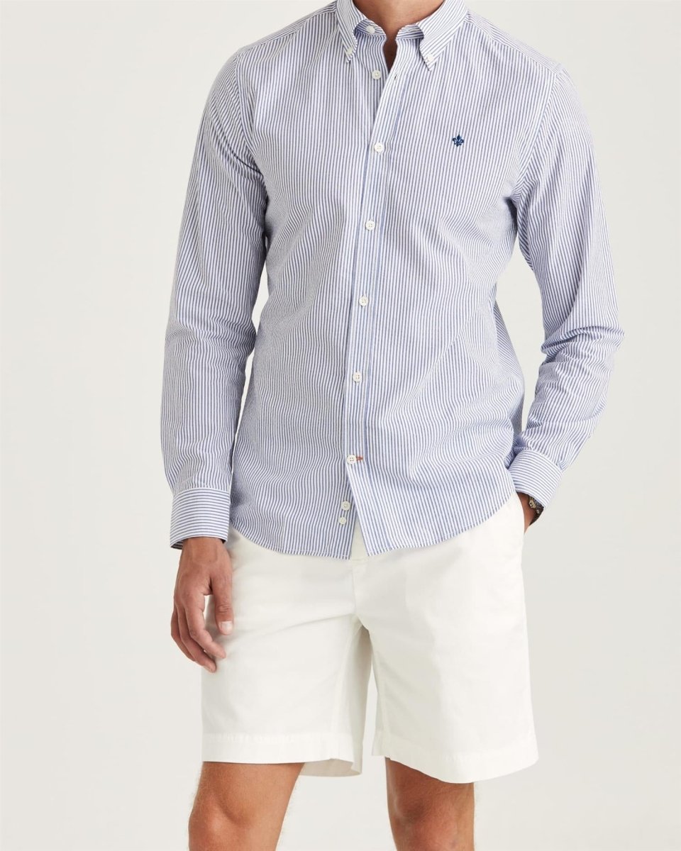 Morris Stockholm Seersucker Shirt - Slim Fit - Mandy