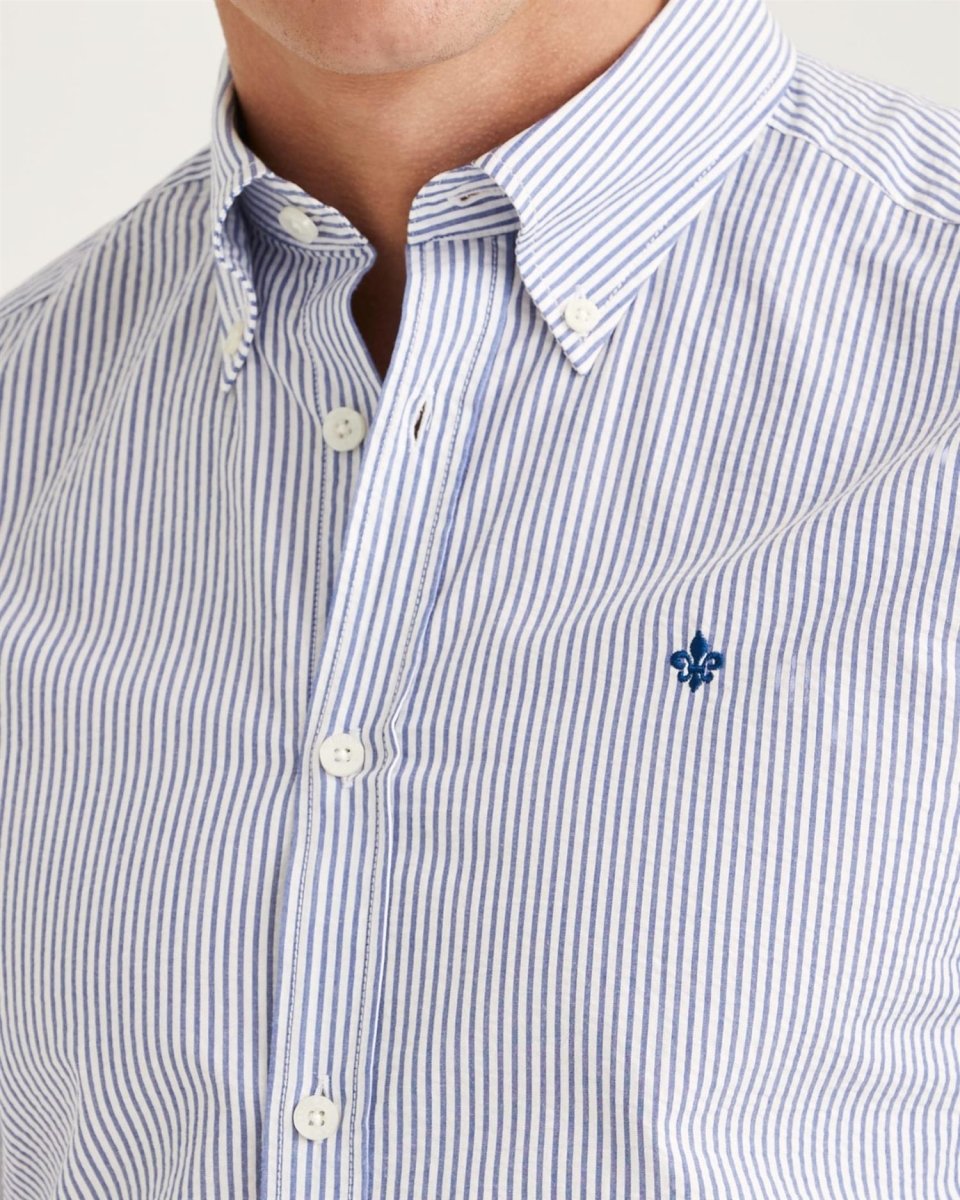 Morris Stockholm Seersucker Shirt - Slim Fit - Mandy