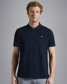 Paul & Shark Shark badge Double Pique - Mandy