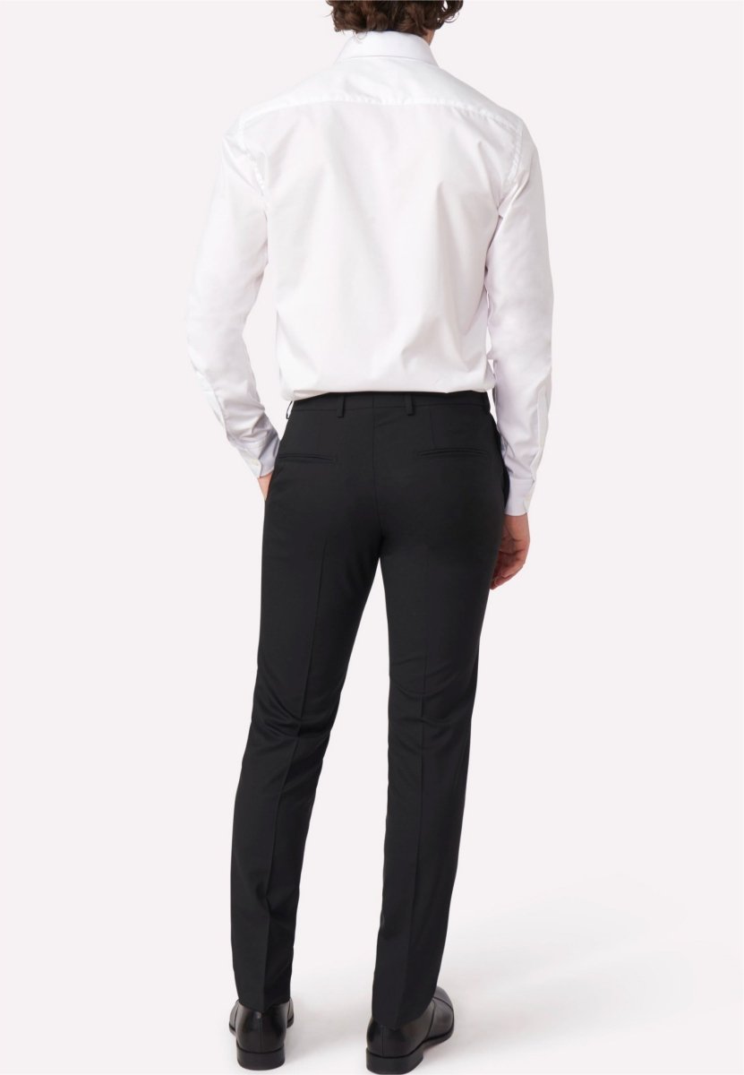 Oscar Jacobson Slim Fit Microstructure Bukser - Dressbukser - Mandy