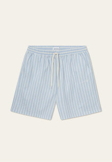 Les Deux Stan Stripe Seersucker Swim Shorts - Mandy