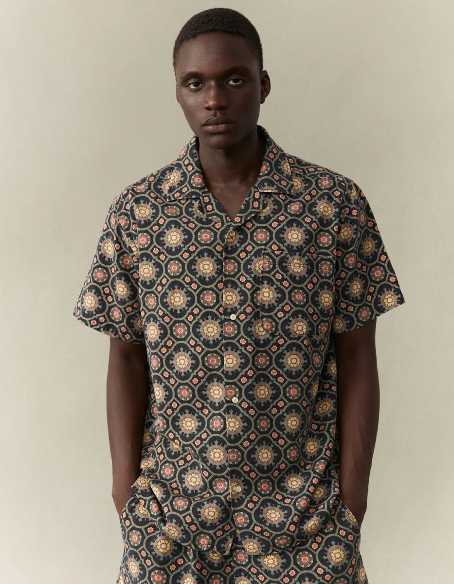 Les Deux Tapestry SS Shirt - Mandy