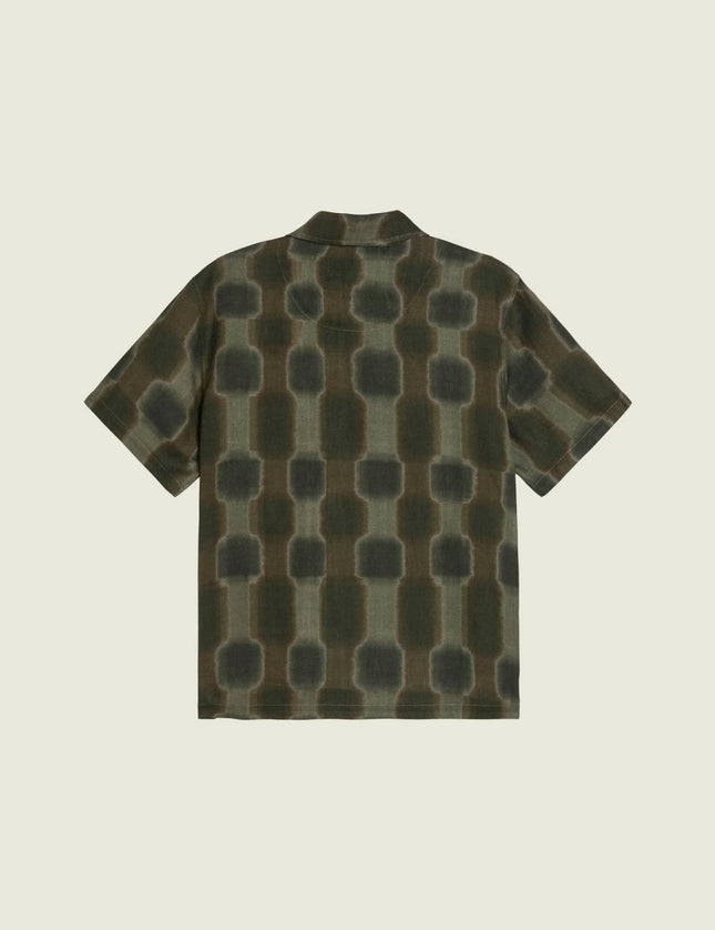 OAS Taupe Totemic Girona Linen Shirt - Mandy