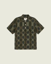 OAS Taupe Totemic Girona Linen Shirt - Mandy