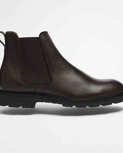 UBR Thunder Chelsea Leather Boot Dark Brown - Mandy