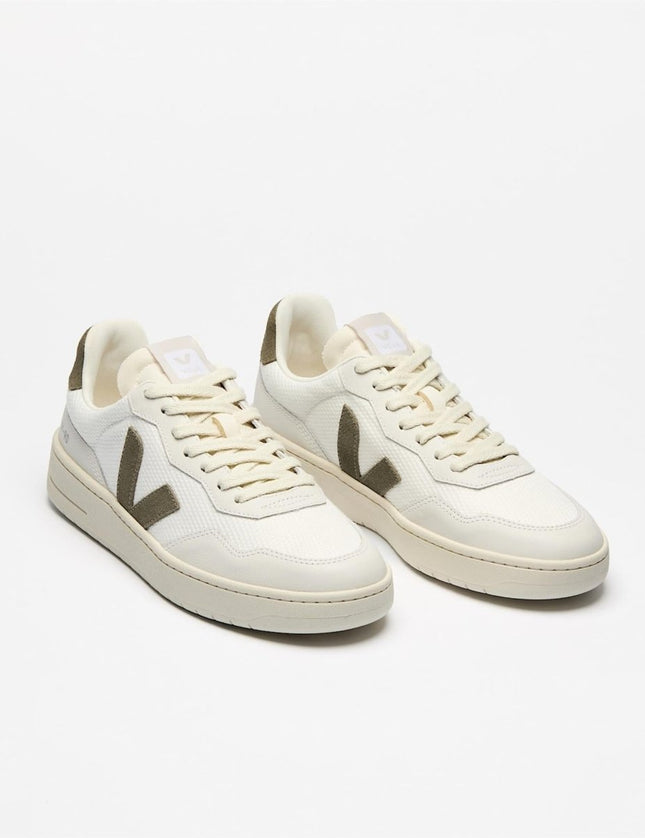 Veja V - 90 B - Mesh White Khaki - Mandy