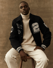 Les Deux Varsity wool jacket - Mandy