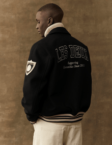 Les Deux Varsity wool jacket - Mandy