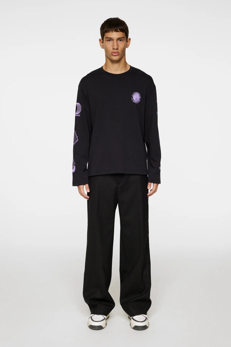 J.Lindeberg Walsh LS Print T-shirt - Mandy