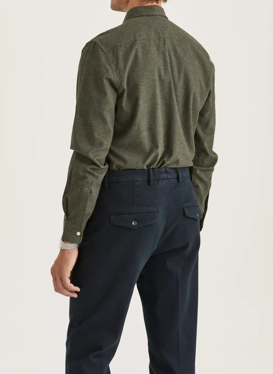 Morris Stockholm Watts Flannel Shirt - Slim - Mandy