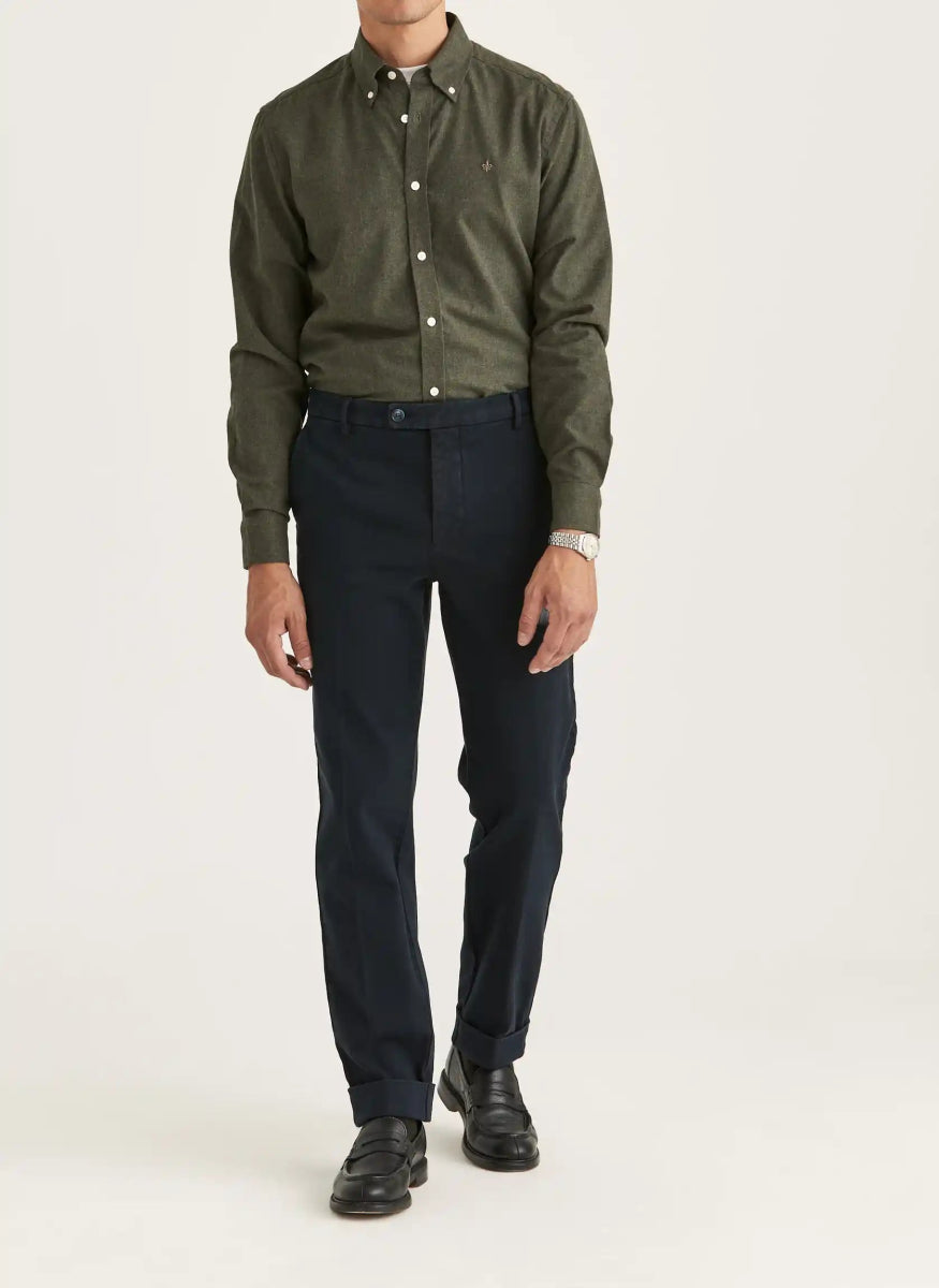 Morris Stockholm Watts Flannel Shirt - Slim - Mandy