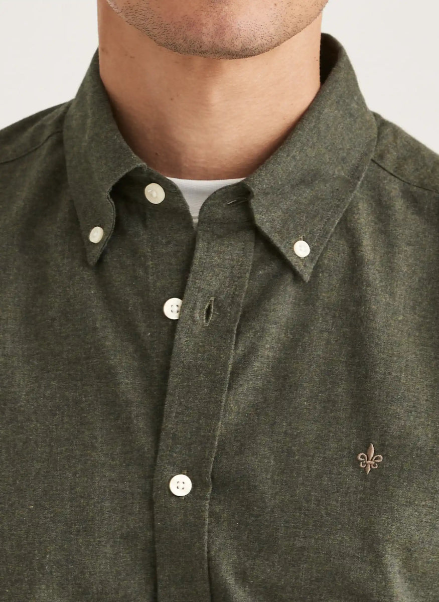 Morris Stockholm Watts Flannel Shirt - Slim - Mandy