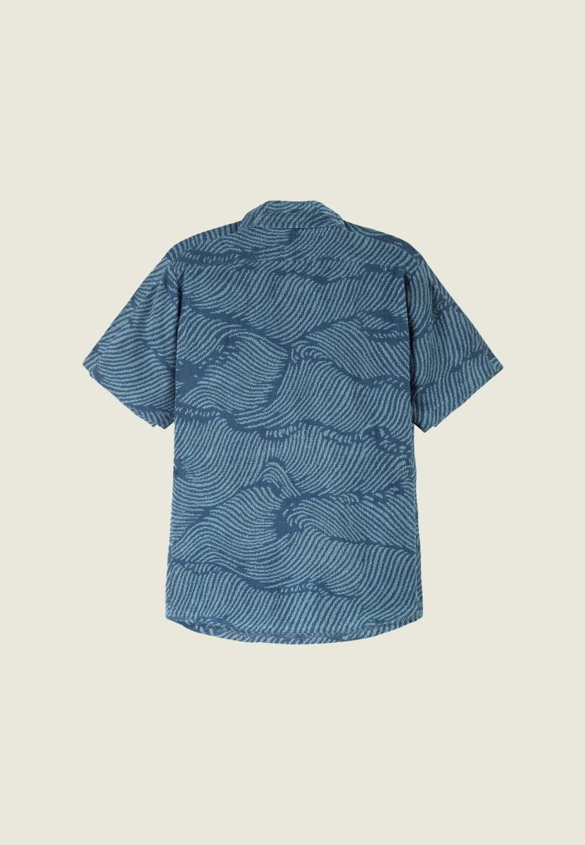 OAS Wavy Cuba Terry Shirt - Mandy