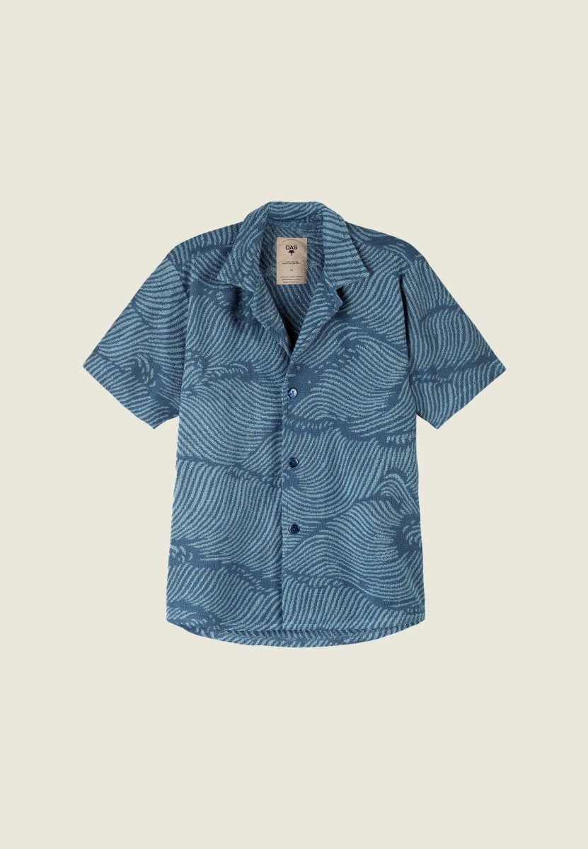 OAS Wavy Cuba Terry Shirt - Mandy