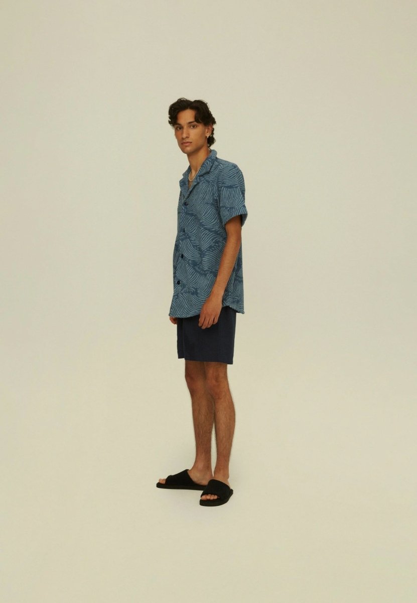OAS Wavy Cuba Terry Shirt - Mandy