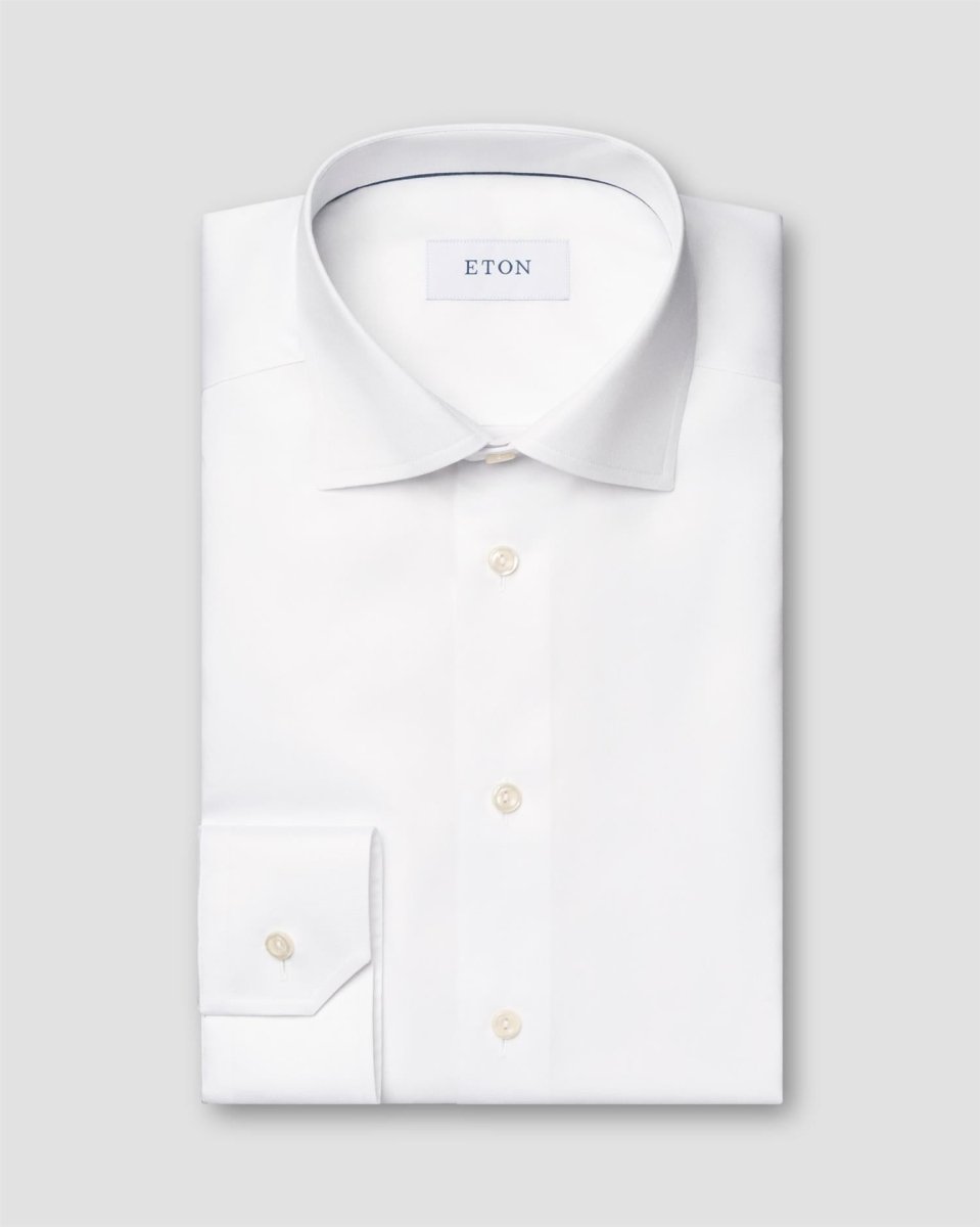 Eton White Signature Twill Shirt - Mandy