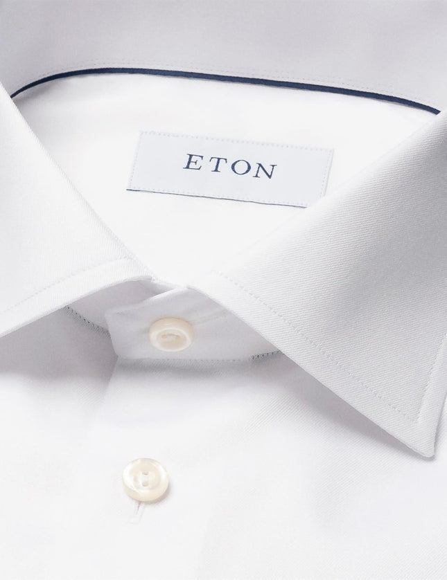 Eton White Signature Twill Shirt - Mandy