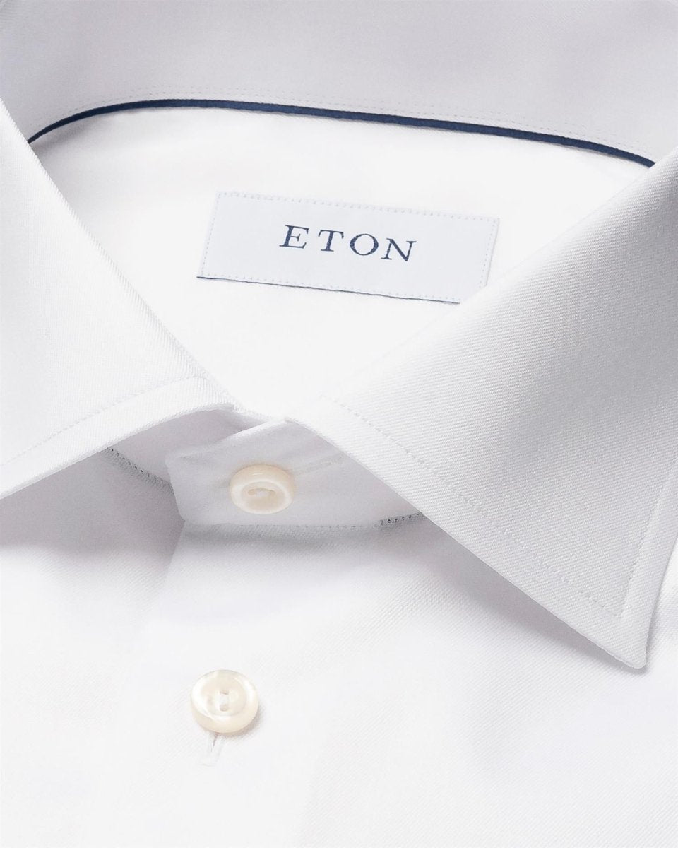 Eton White Signature Twill Shirt - Mandy