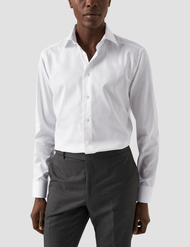 Eton White Signature Twill Shirt - Mandy