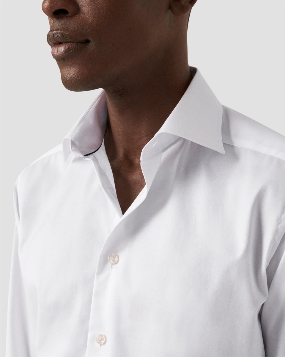 Eton White Signature Twill Shirt - Mandy